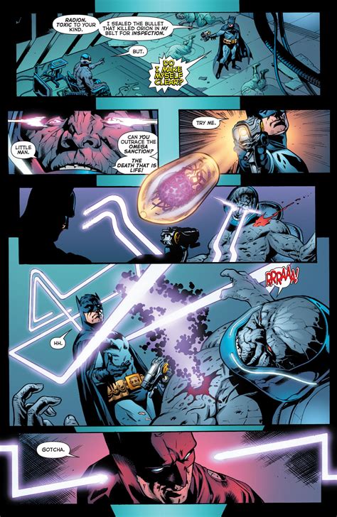 how did batman survive darkseid.